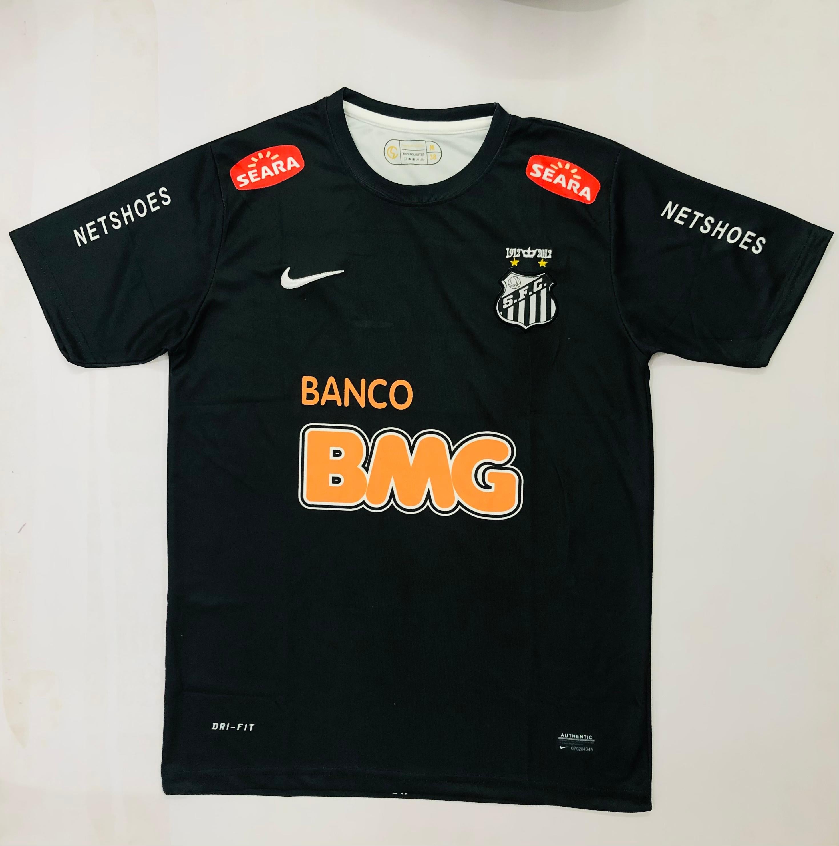 FC SANTOS BMG AWAY BLACK -Embroidery