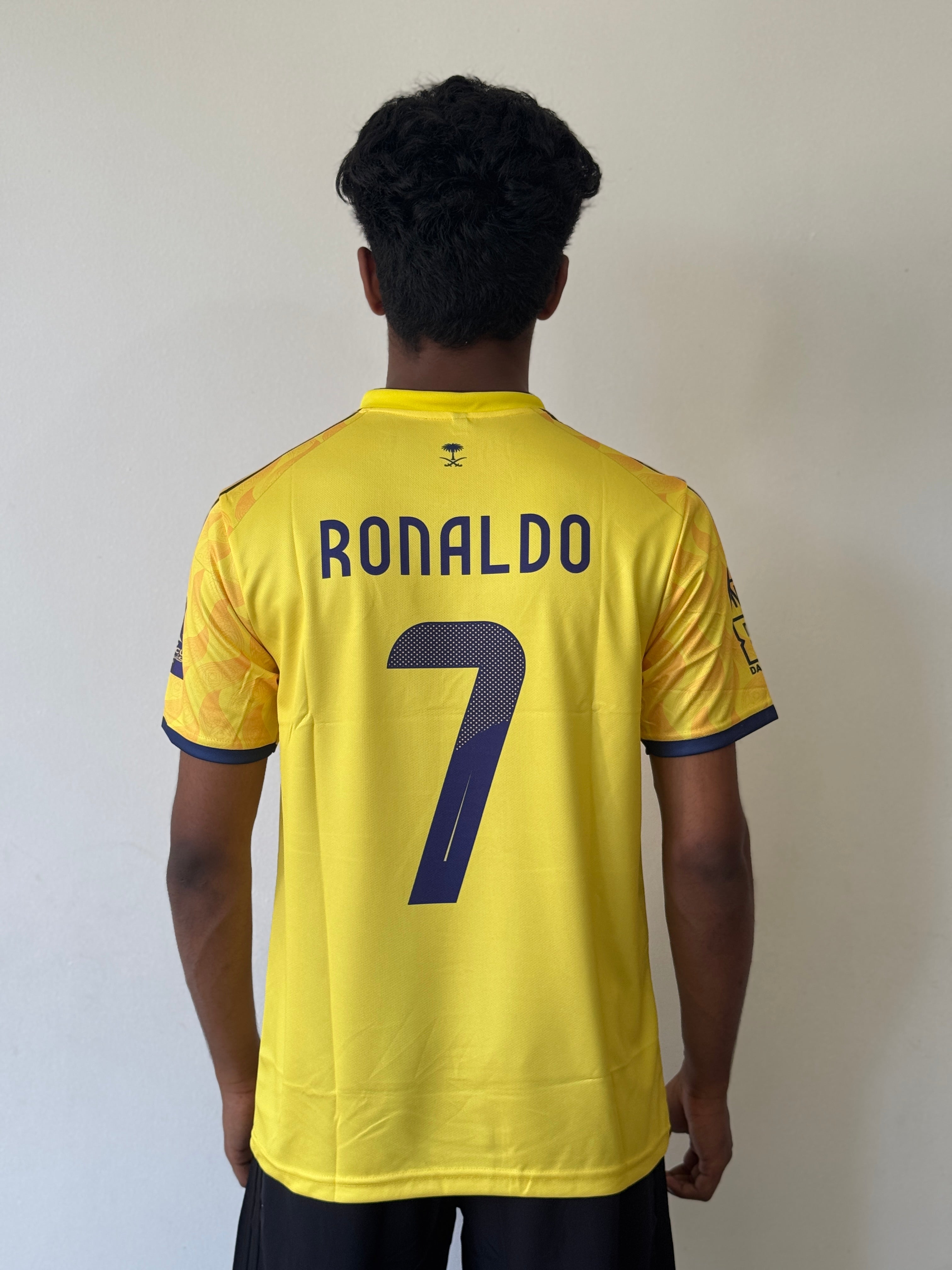 AL NASSAR 25/26 HOME collar CR7 - EMBROIDERY