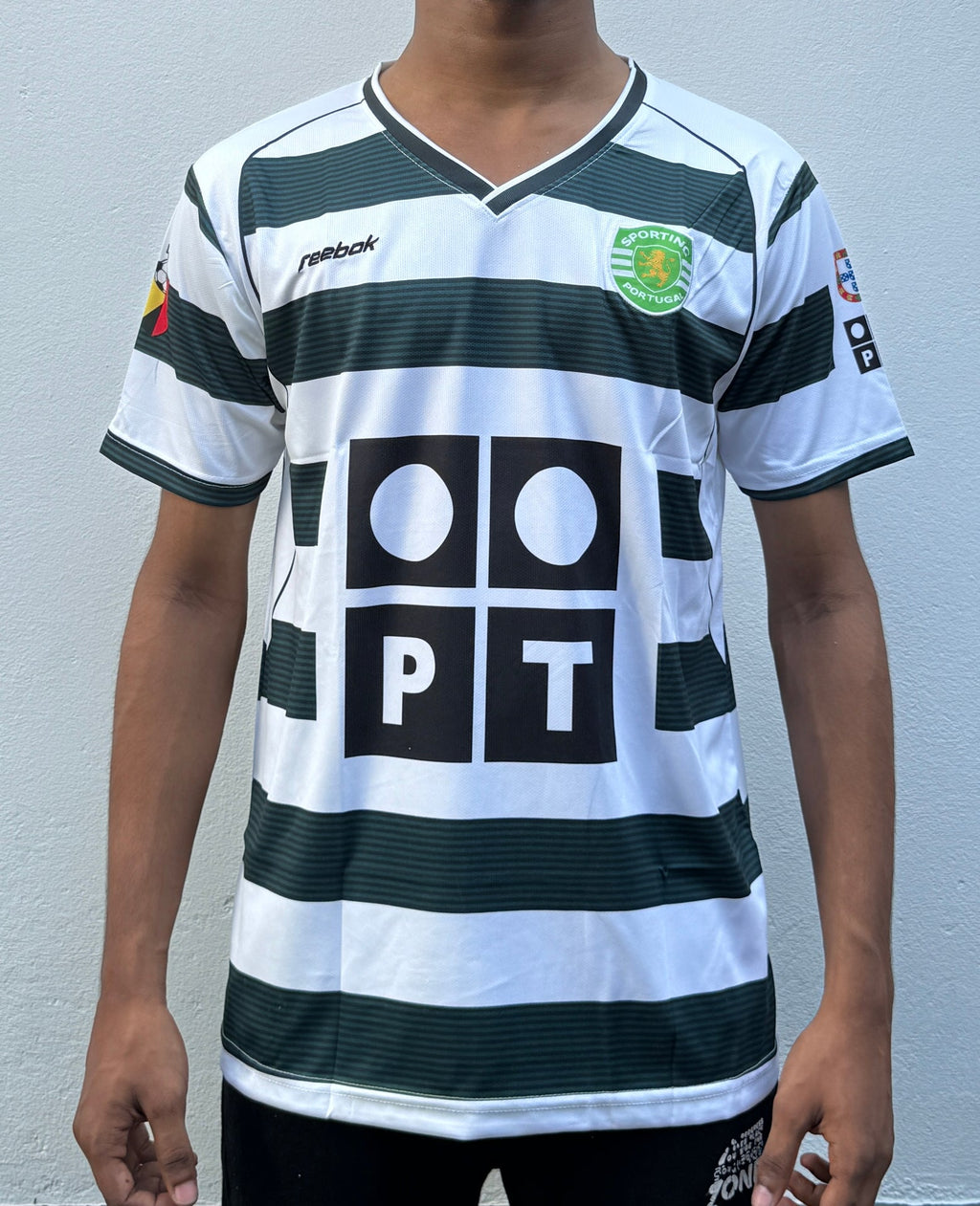 FC SPORTING HOME CR7 EMBROIDERY-Half slevee