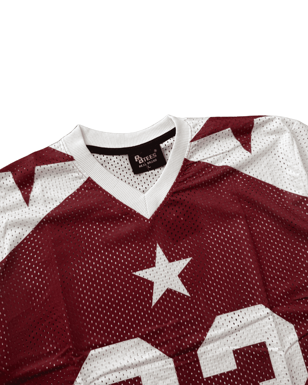 23 New York  Marron/white Retro Oversized Jersey T-Shirt