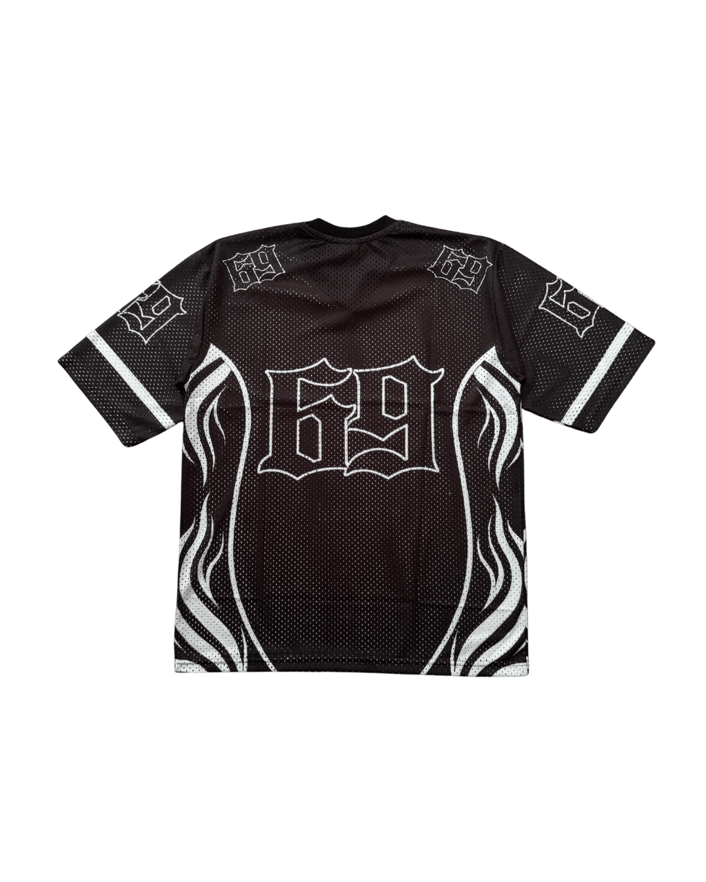 69 Black Oversized Jersey T-Shirt