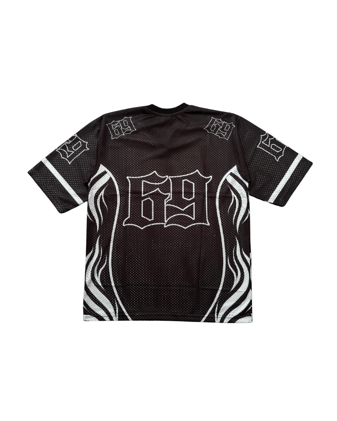 69 Black Oversized Jersey T-Shirt