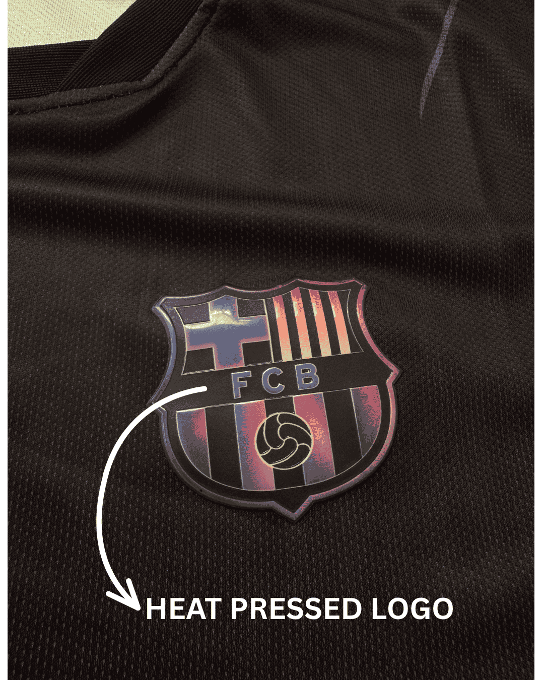 FCB 26/27 AWAY SIGNATURE - 3D-HEAT PRESSED LOGO