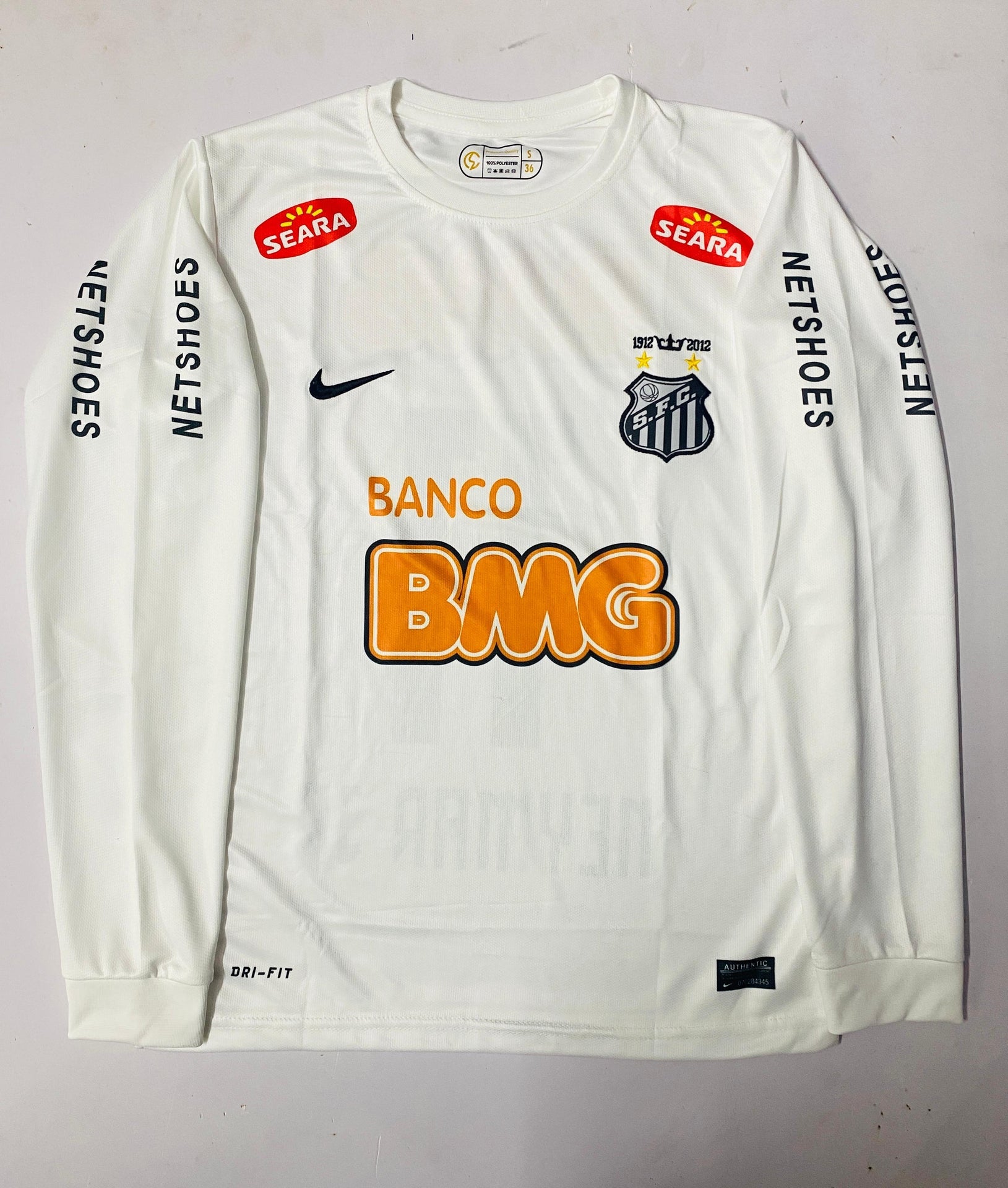 FC SANTOS RETRO HOME FULL SLEVEE -EMBROIDERY