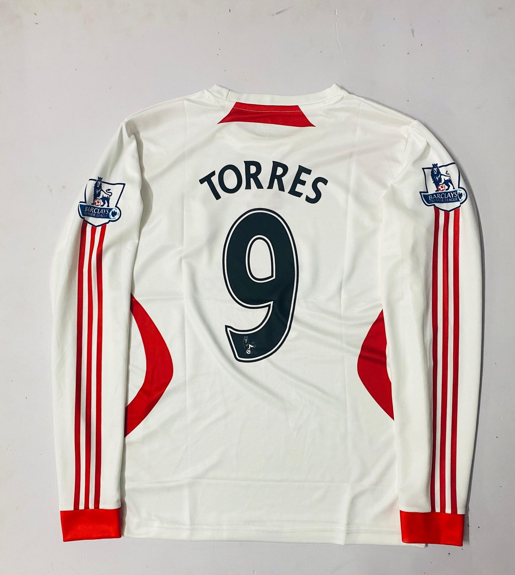 LIVERPOOL FC  AWAY 2008 FULL SLEVEE- EMBROIDERY