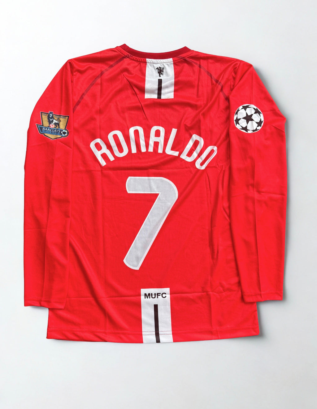 MAN UTD 2007-08 HOME FULL SLEVEE CR7 EMBRODIERY