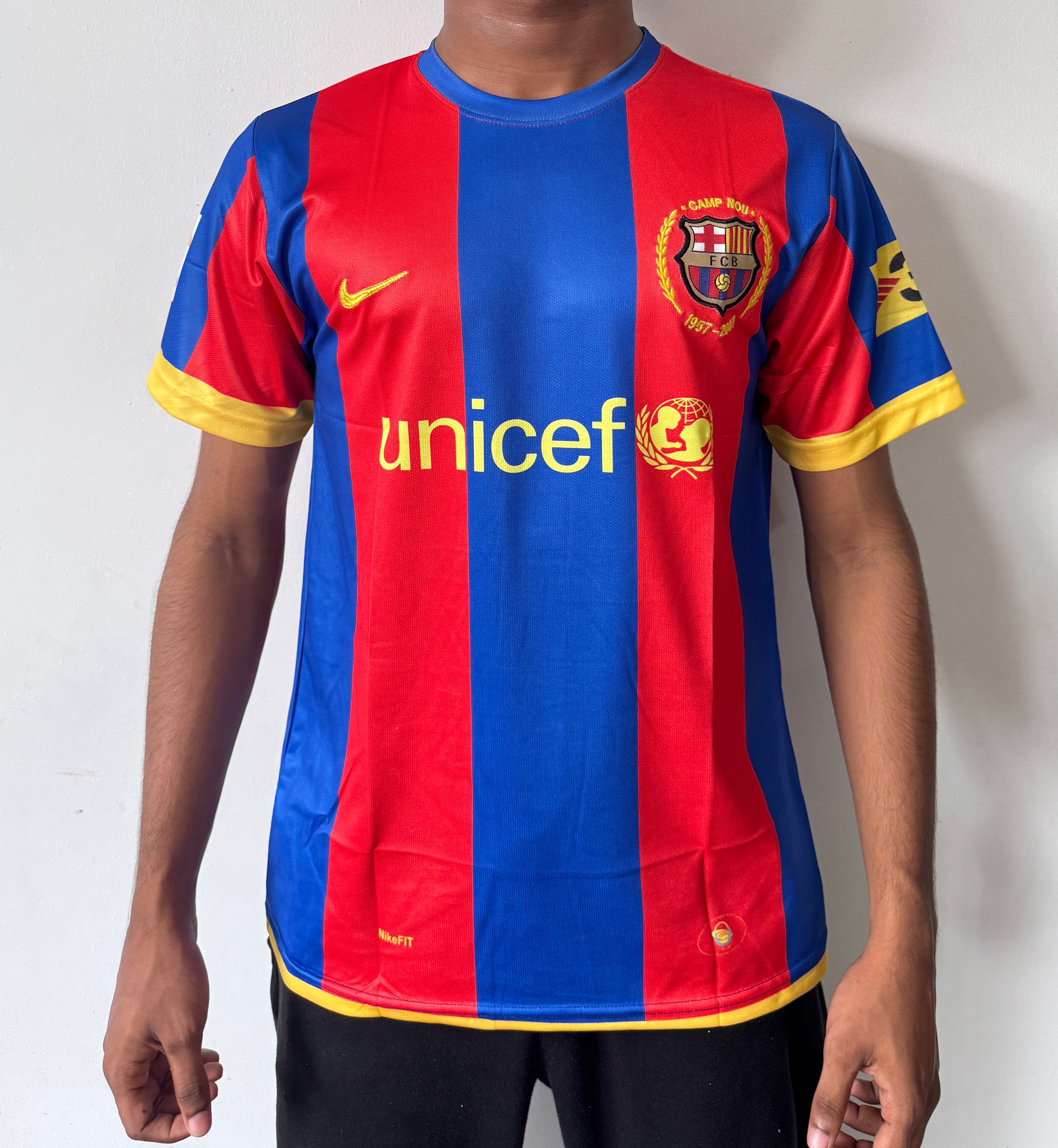 FC BARCELONA 2007/08 HOME  - EMBROIDERY