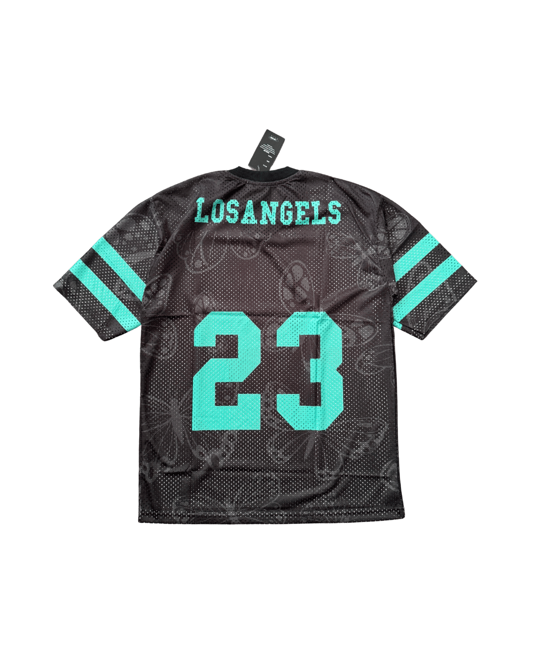 L A 23 BLACK Oversized Jersey T-Shirt