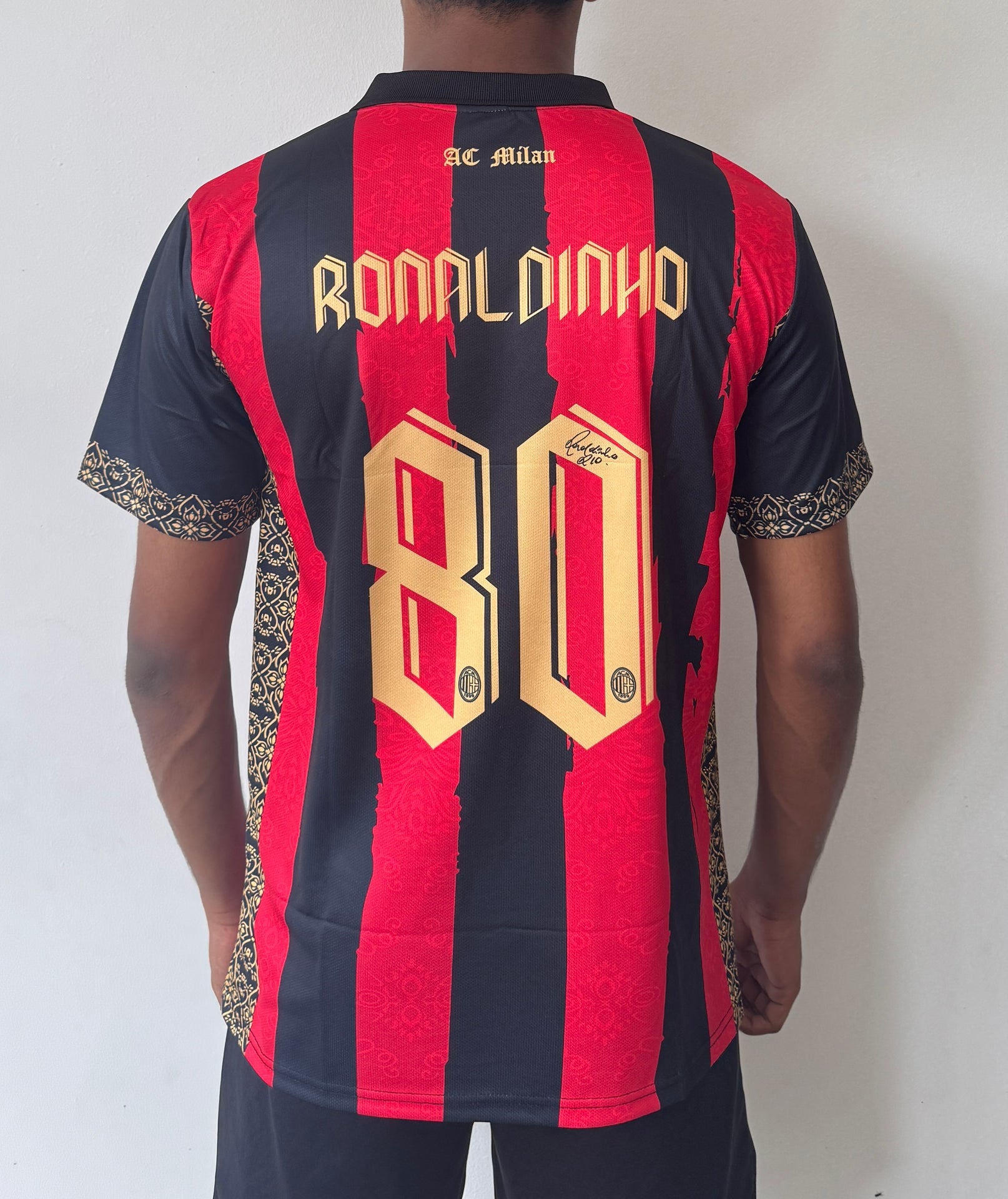 AC MILAN 25/26 SPECIAL EDITION HALF SLEVEE POLO -EMBROIDERY