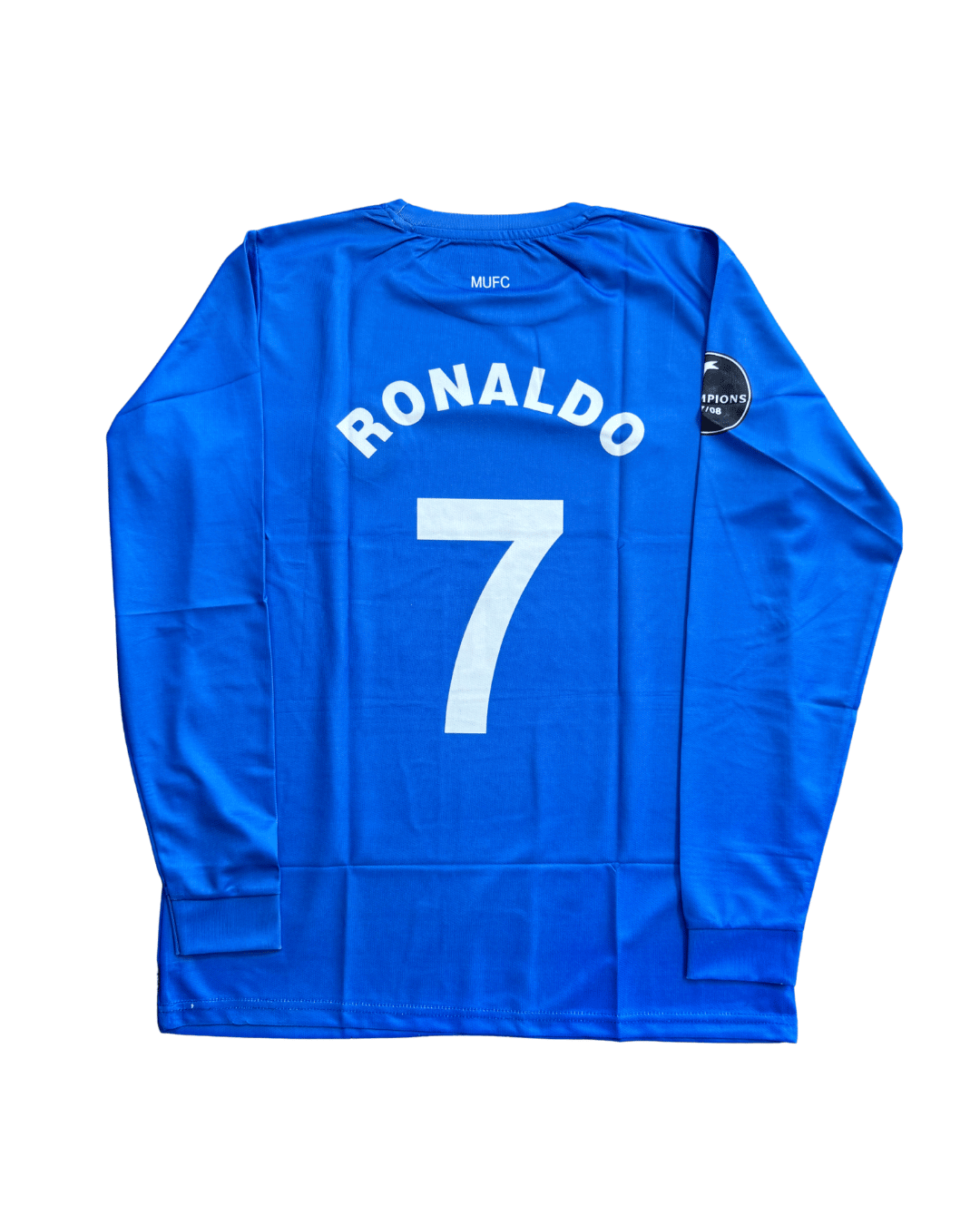 MAN UTD 2008 THIRD KIT BLUE CR7-EMBROIDERY LOGO