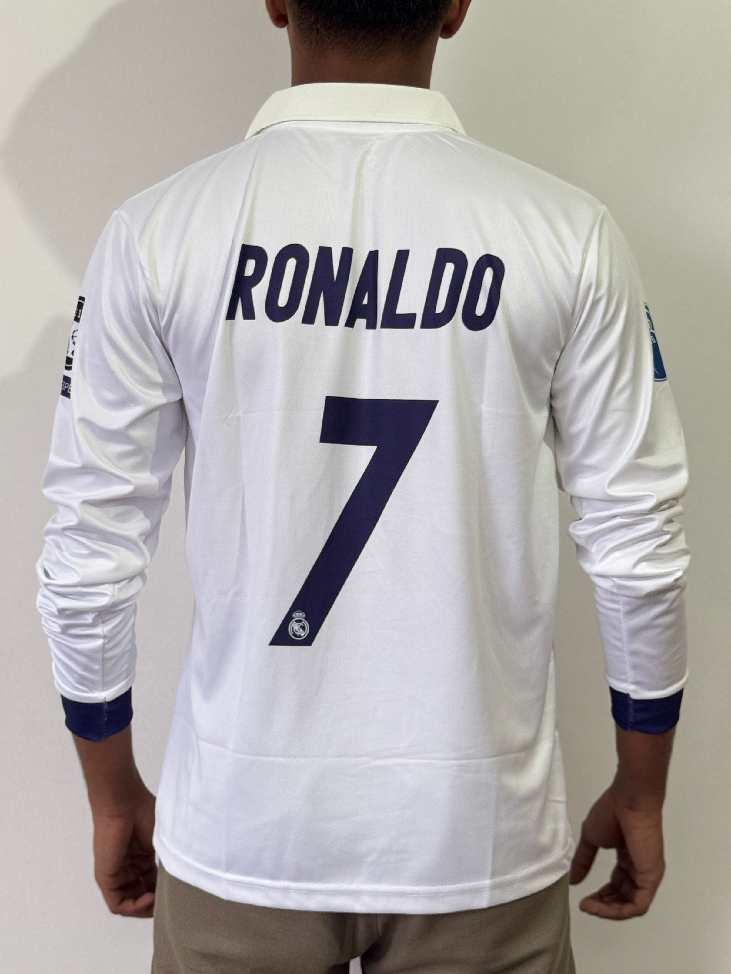 REAL MADRID 2016/17 HOME POLO FULL SLEEVE-EMBROIDERY