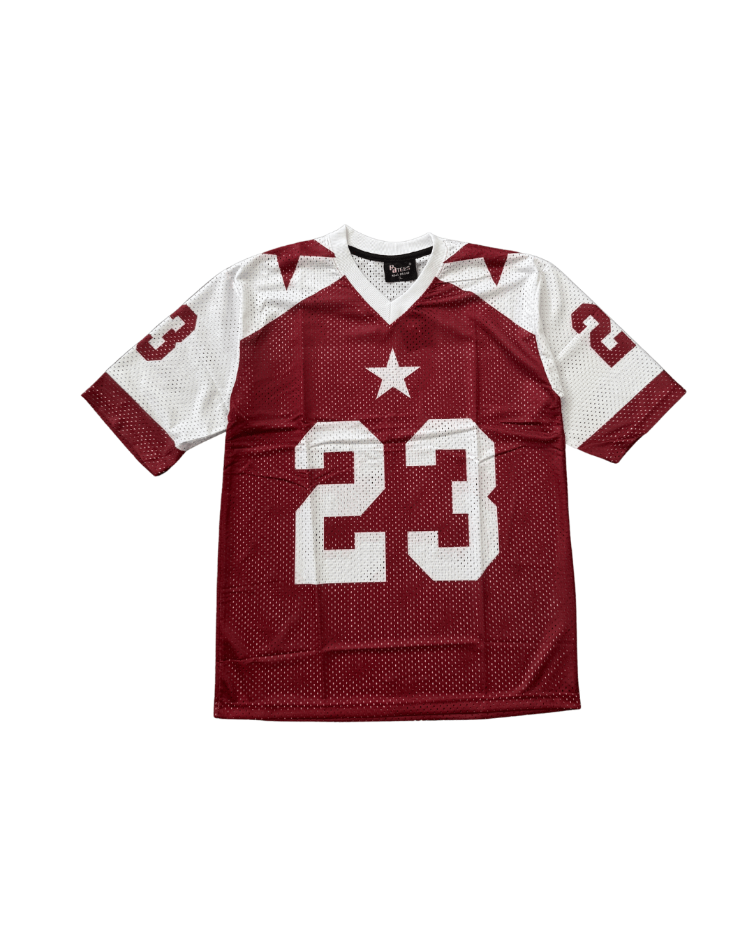 23 New York  Marron/white Retro Oversized Jersey T-Shirt