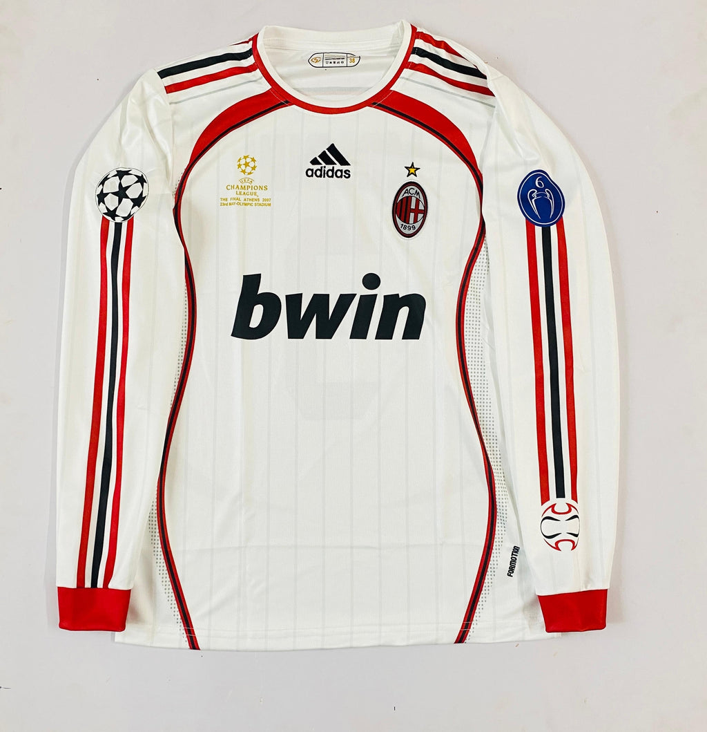 Ac milan 2006 away Full slevee - Embroidery
