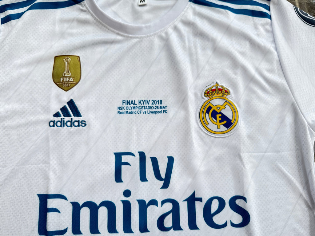 REAL MADRID 2017 HOME - HALF SLEVEE CR7- EMBROIDERY