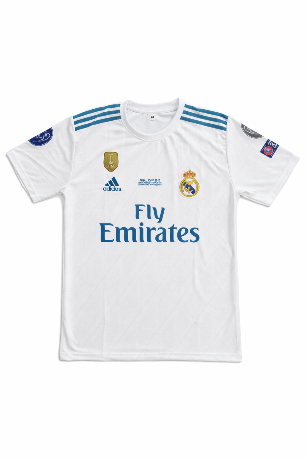 REAL MADRID 2017 HOME - HALF SLEVEE CR7- EMBROIDERY