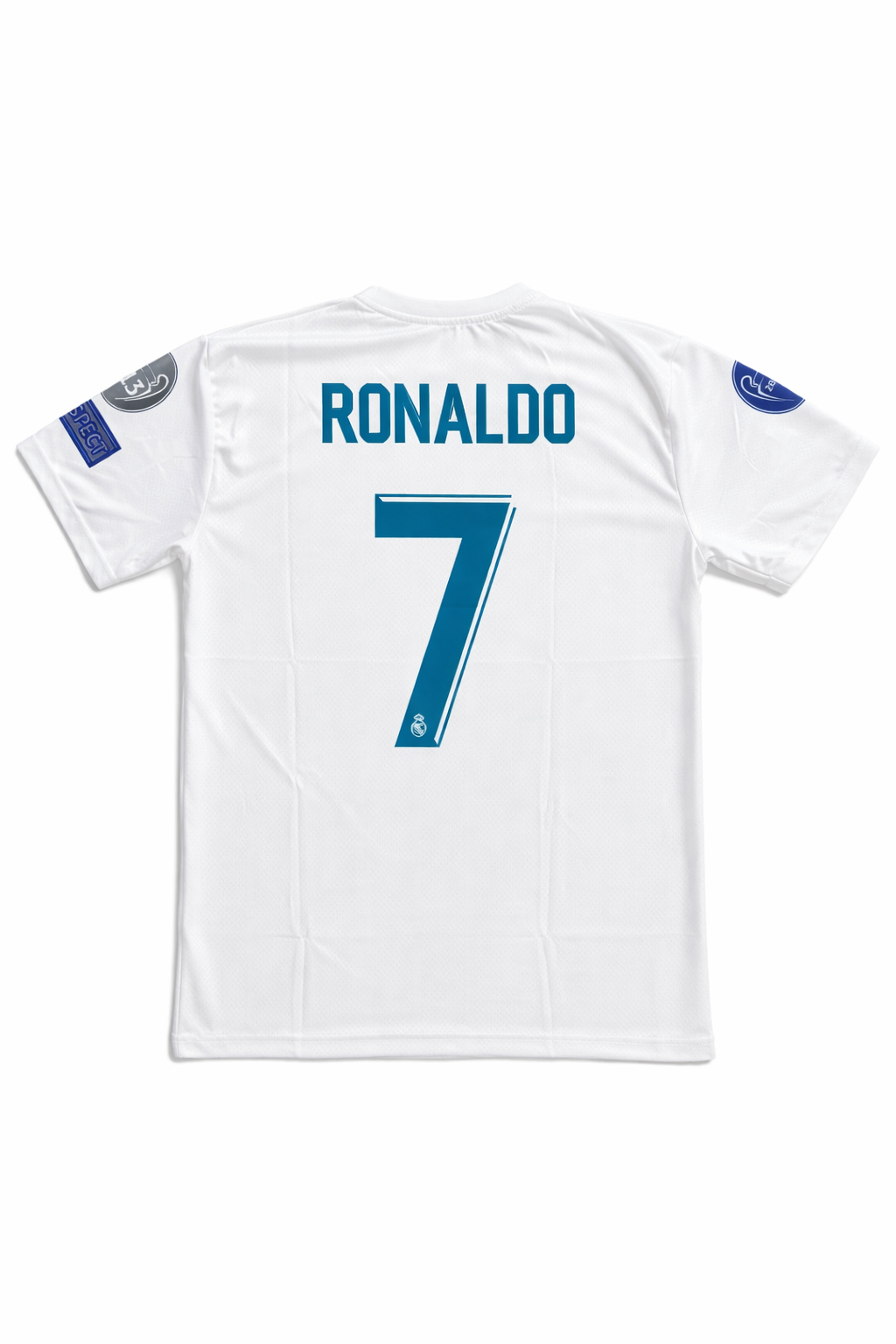 REAL MADRID 2017 HOME - HALF SLEVEE CR7- EMBROIDERY