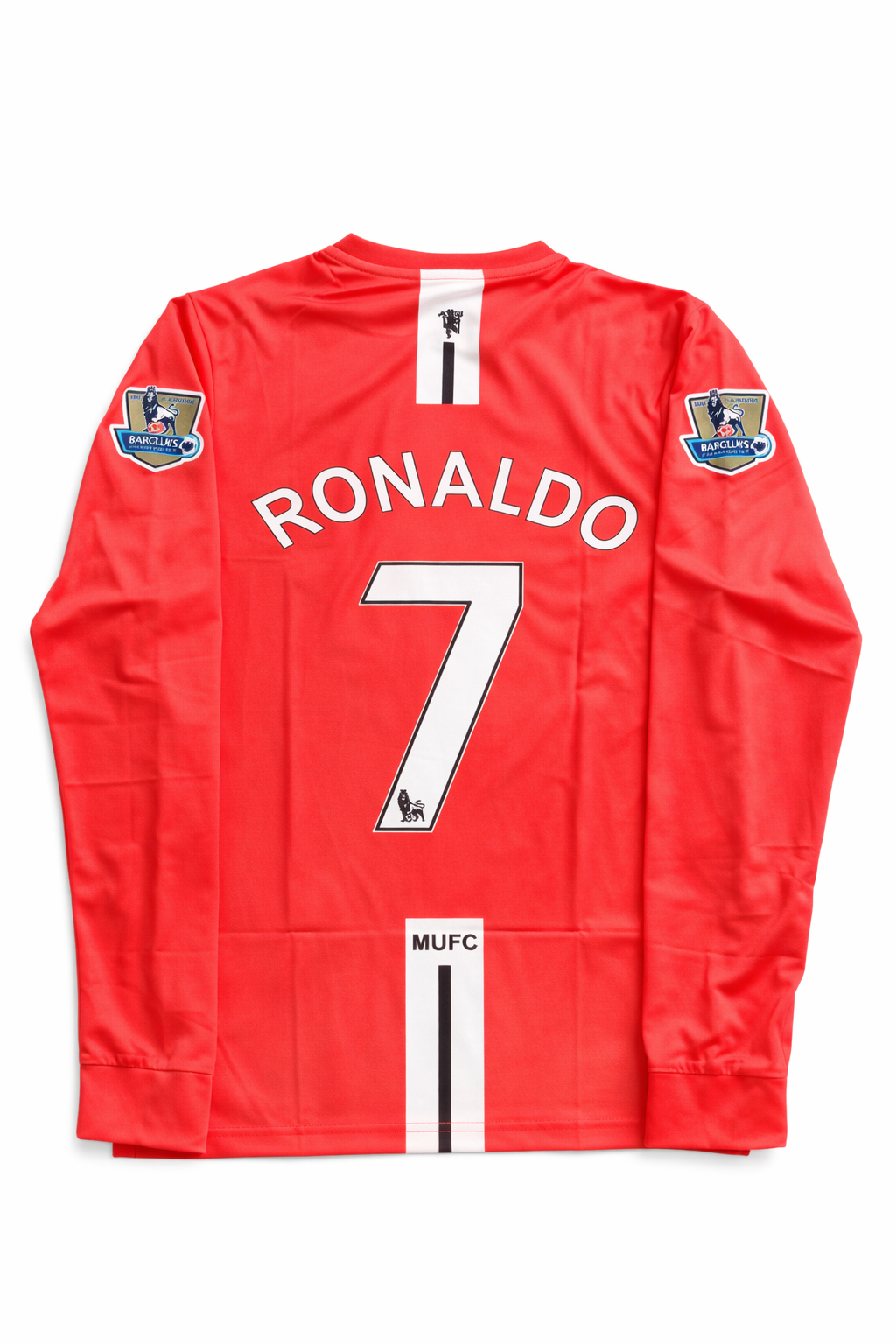 MAN UTD 2007-08 HOME FULL SLEVEE CR7 EMBRODIERY