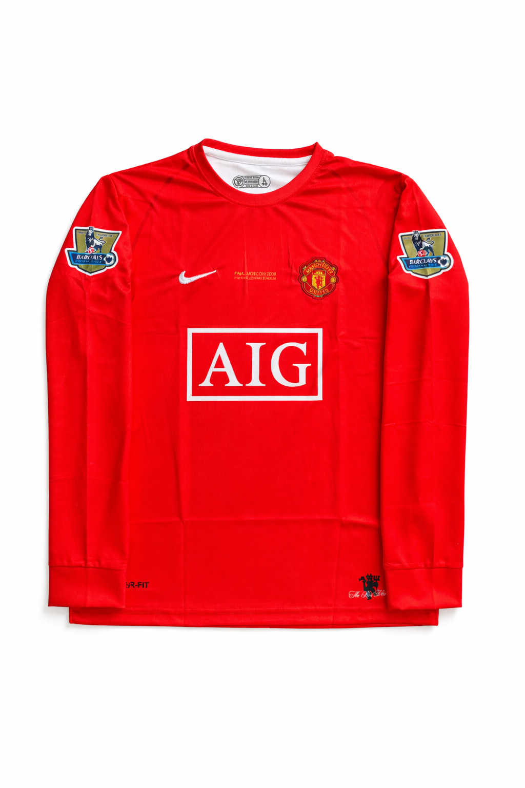 MAN UTD 2007-08 HOME FULL SLEVEE CR7 EMBRODIERY