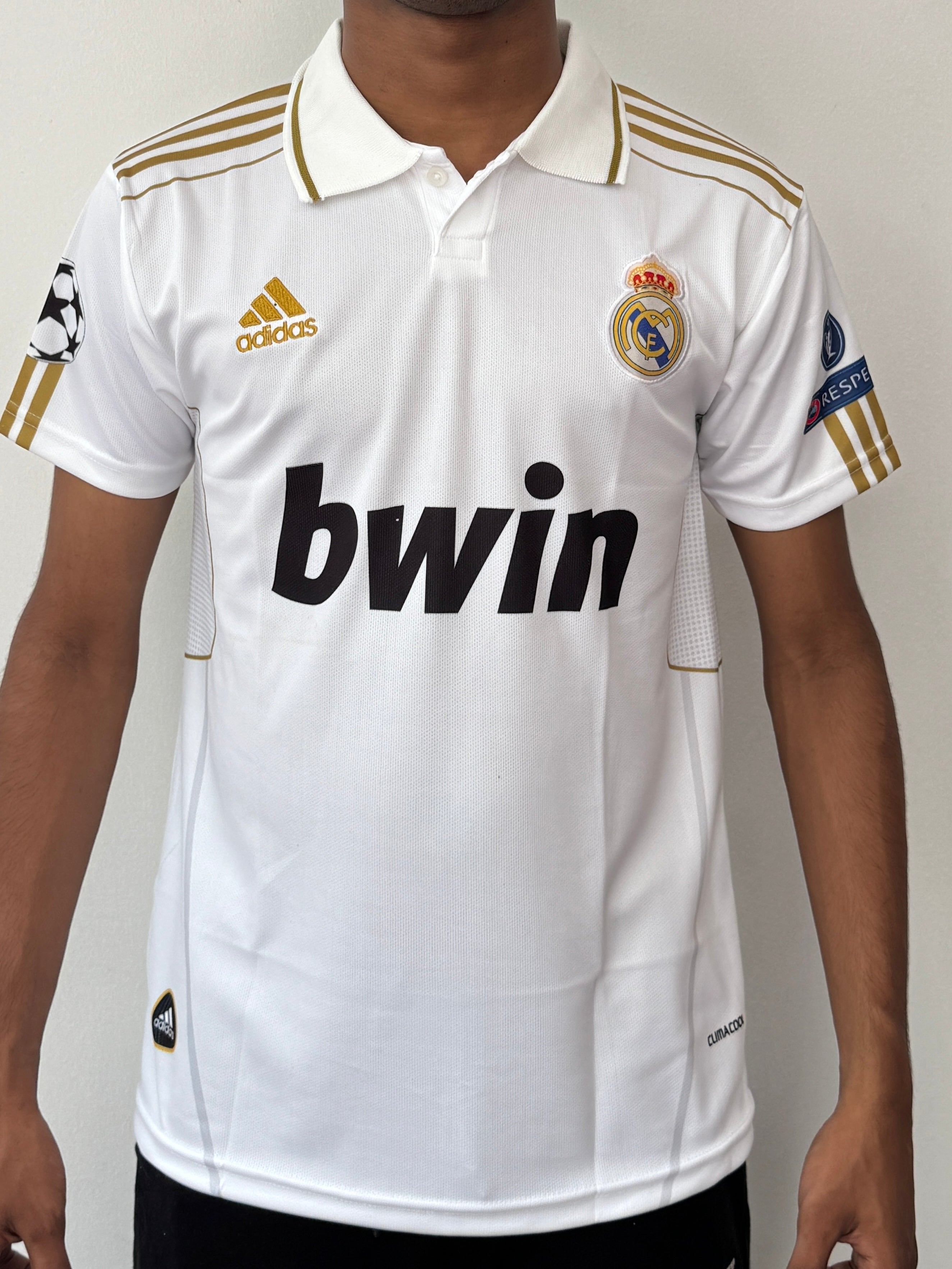 REAL MADRID 2011/12 HOME POLO HALF SLEVEE -EMBROIDERY