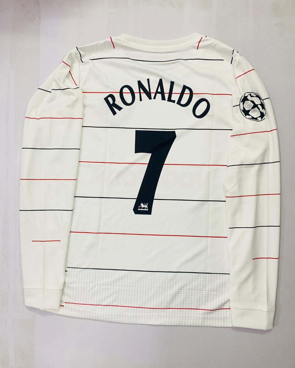 MAN UTD 2003 WHITE FULL SLEVEE EMBROIDERY CR7