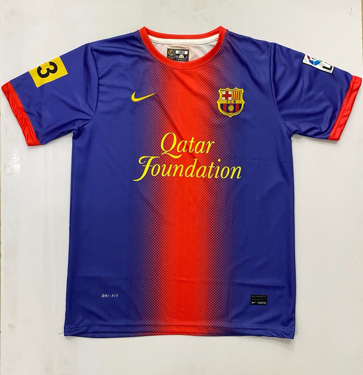 FCB 2012/13 HOME HALF SLEVEE MESSI -EMBROIDERY